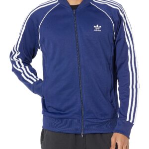 Adidas Originals Men's Adicolor Classics Primeblue Superstar Track Jacket, Night Sky/White, Medium