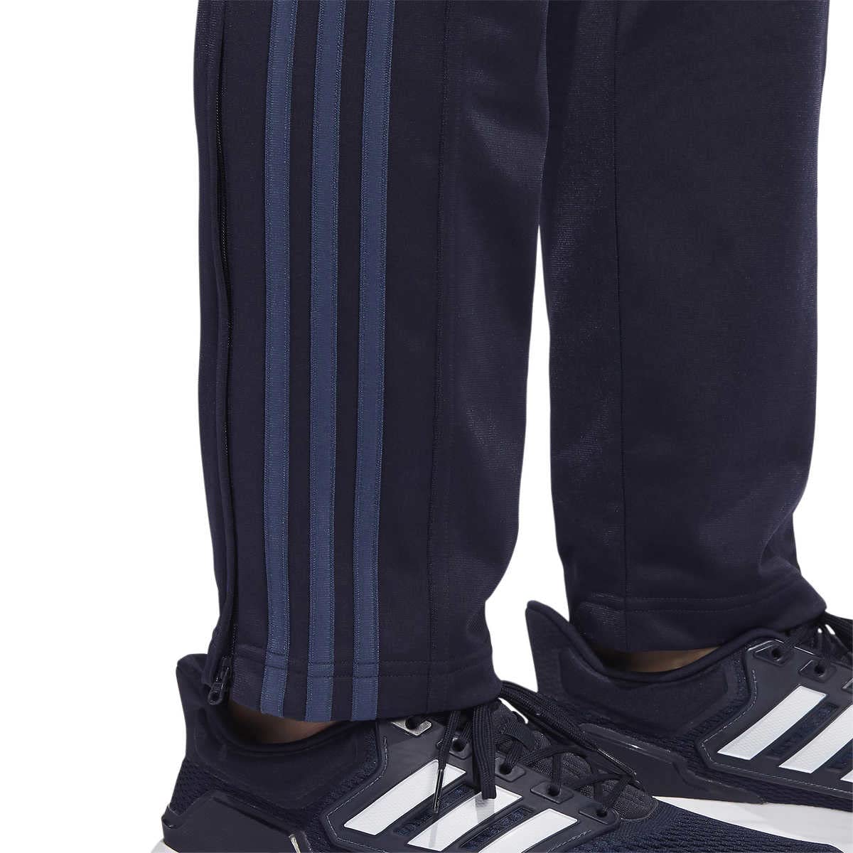 adidas Mens Midweight Essential Tricot Zip Track Pants (as1, Alpha, l, Regular, Regular, Legend Ink/Navy)