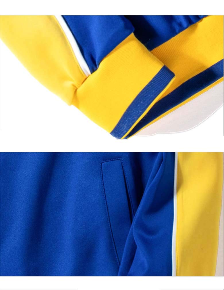Litteking Men's Tracksuits Sweat Suit Casual Long Sleeve 2 Piece Outfit Sports Jogging Suits Set Blue XL