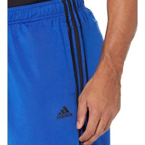 adidas Big & Tall Essential 3-Stripes Open Hem Tricot Pants Team Royal Blue/Black 4XL 34