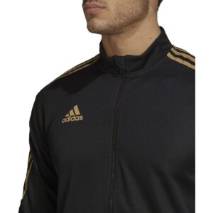 adidas Men's Tiro Track Jacket, Black/Gold, X-Large