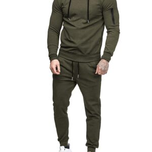 COOFANDY Men's Tracksuit 2 Piece Hooded Athletic Sweatsuits Casual Running Jogging Sport Suit Sets