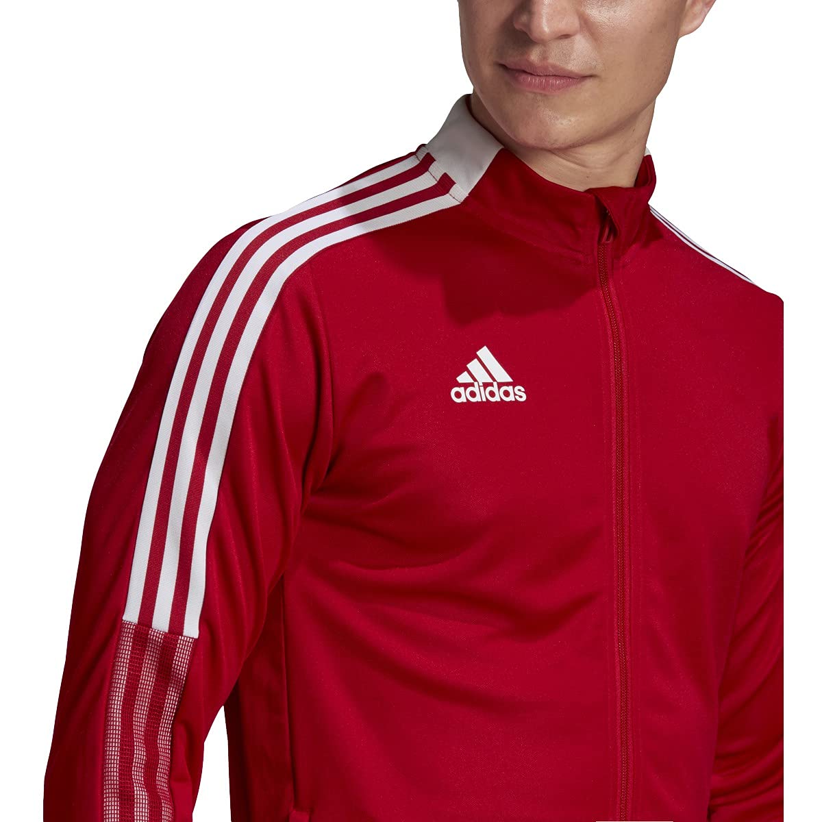 adidas Men's Tiro 21 Track Jacket, Team Power Red, Large