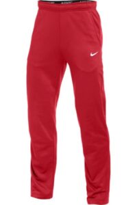 nike men's tf pant regular (red/white, medium)