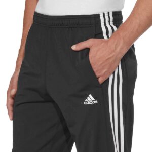 adidas Essential Tricot Zip Pants for Men, Black, Medium