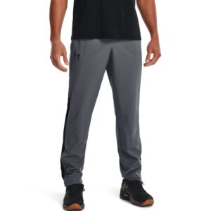 Under Armour Men's Woven Vital Workout Pants , Pitch Gray (012)/Black, X-Large Tall