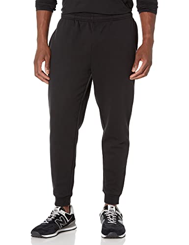 Amazon Essentials Men's Fleece Jogger Pant, Black, X-Large