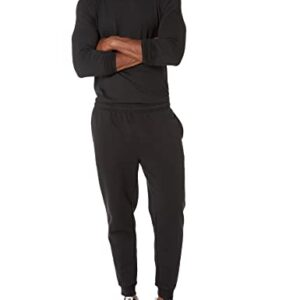 Amazon Essentials Men's Fleece Jogger Pant, Black, X-Large