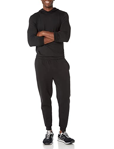 Amazon Essentials Men's Fleece Jogger Pant, Black, X-Large
