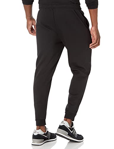 Amazon Essentials Men's Fleece Jogger Pant, Black, X-Large