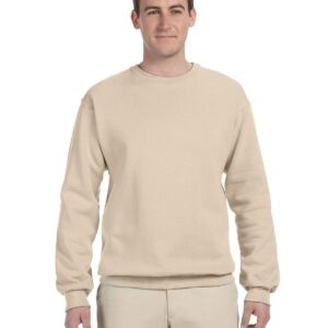 Jerzees - Crewneck Sweatshirt. 562M, 2XL, Sandstone