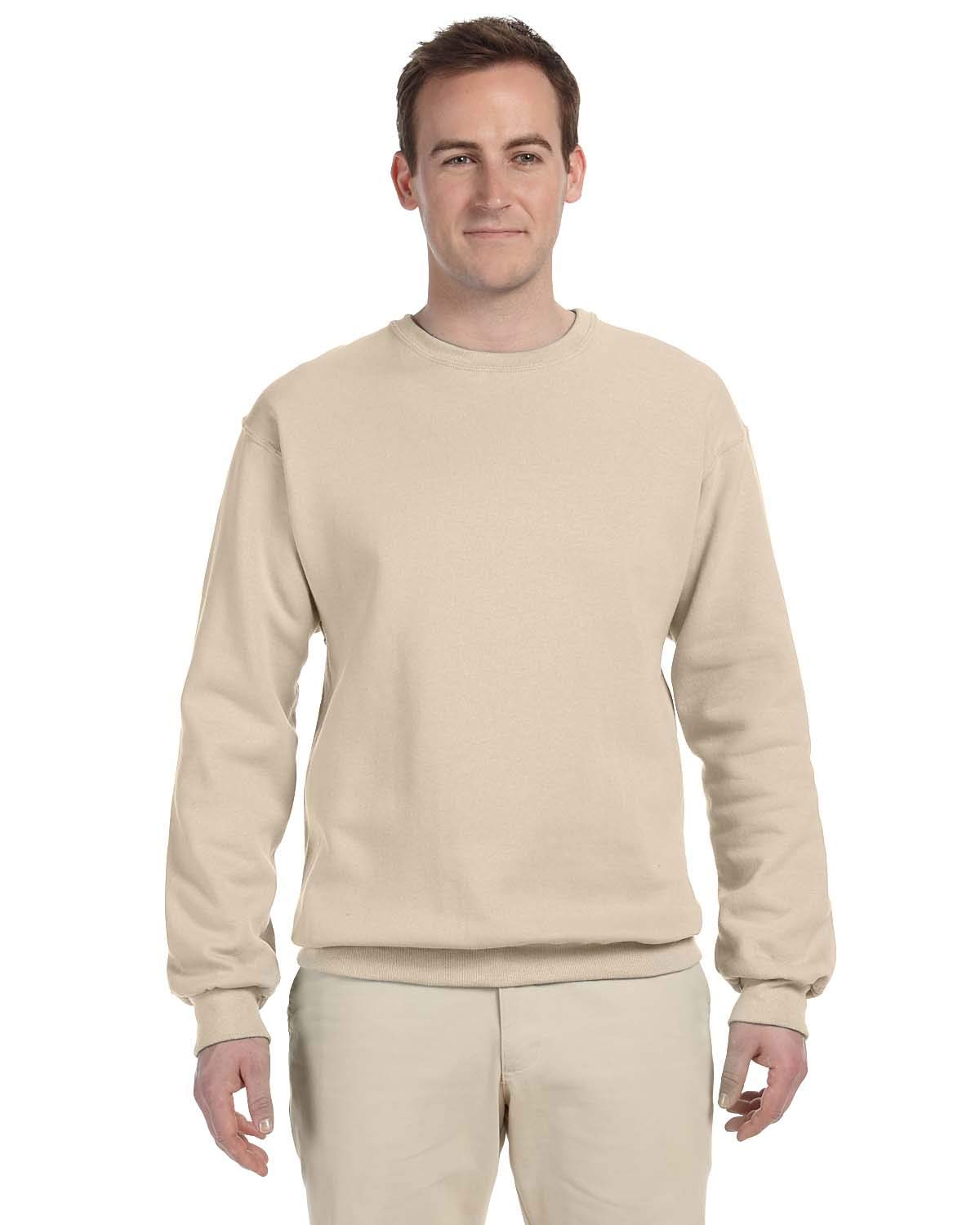 Jerzees - Crewneck Sweatshirt. 562M, 2XL, Sandstone