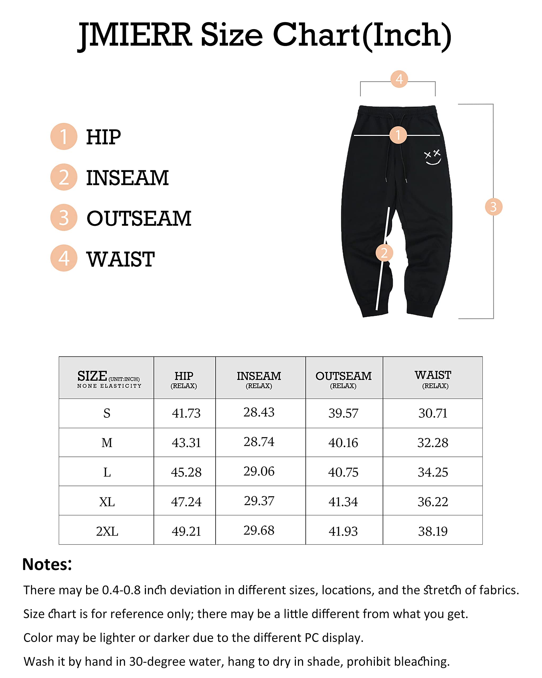 JMIERR Mens Sweatpants Tapered Track Gym Running Joggers Sweat Pants Athletic Pants with Drawstring and Pockets 2024, XL, Black
