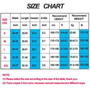 WRAGCFM Compression Pants Men,Tights for Men Running Workout Basketball Athletic Sports Leggings Compression Tights with Pockets White,M