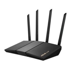 ASUS AX3000 WiFi 6 Router (RT-AX57) - Dual Band Gigabit Wireless Internet Router, Gaming & Streaming, AiMesh Compatible, Included Lifetime Internet Security, Parental Control, MU-MIMO, OFDMA