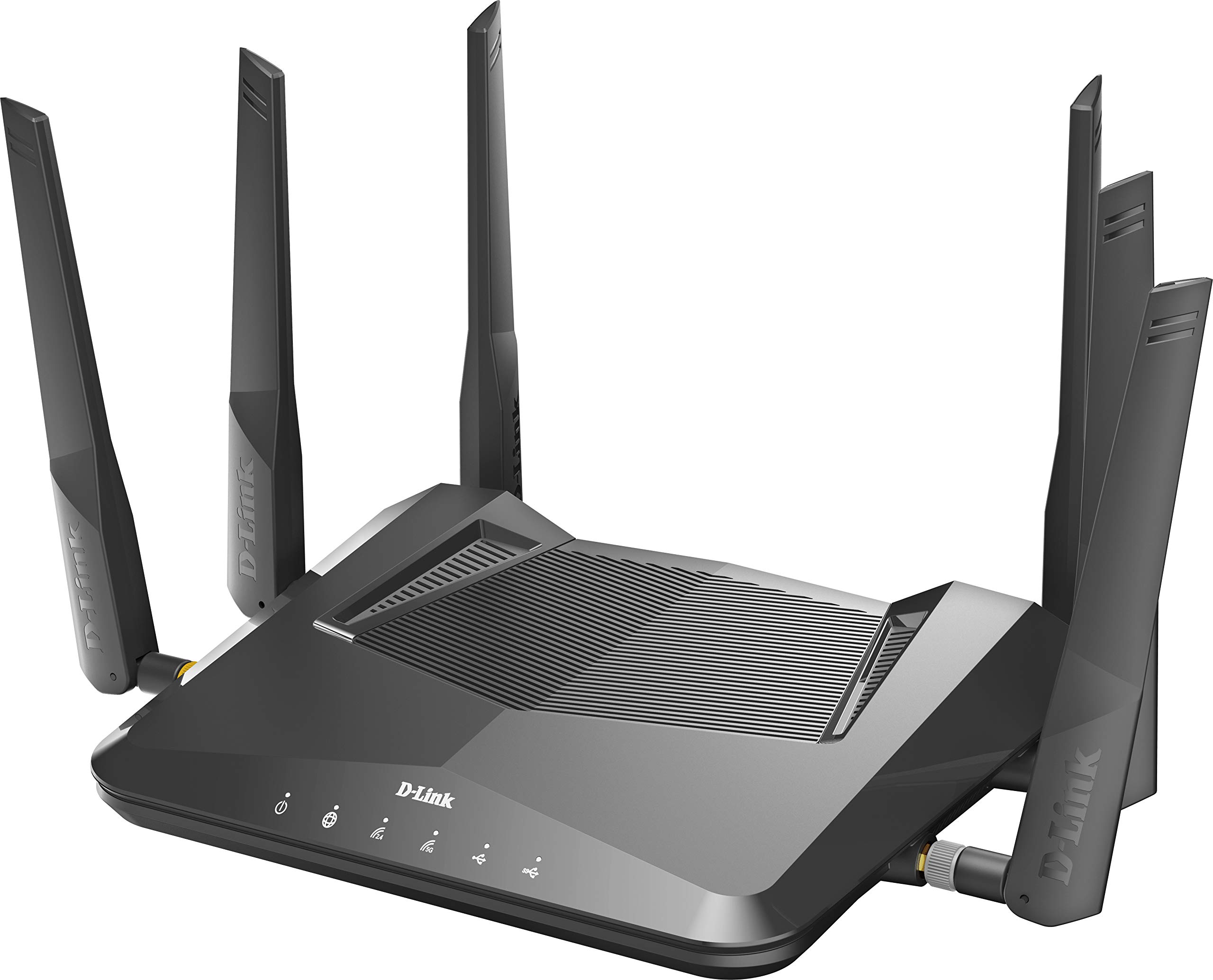 D-Link DIR-X5460 EXO AX5400 Wi-Fi 6 Router with Gigabit Ethernet Ports, MU-MIMO, Band Steering, 1024 QAM, OFDMA, WPA3, Firewall, Parental Controls and Speedtest. Works with Alexa/Gooogle Assistant.