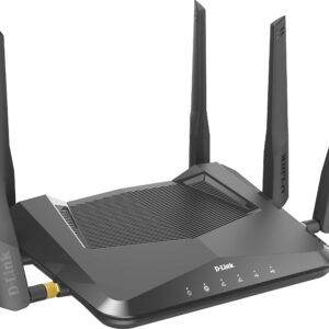 D-Link DIR-X5460 EXO AX5400 Wi-Fi 6 Router with Gigabit Ethernet Ports, MU-MIMO, Band Steering, 1024 QAM, OFDMA, WPA3, Firewall, Parental Controls and Speedtest. Works with Alexa/Gooogle Assistant.