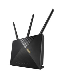 asus 4g-ax56 gigabit ethernet dual-band wireless router - black