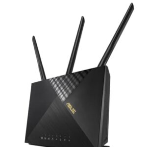 ASUS 4G-AX56 Gigabit Ethernet Dual-Band Wireless Router - Black