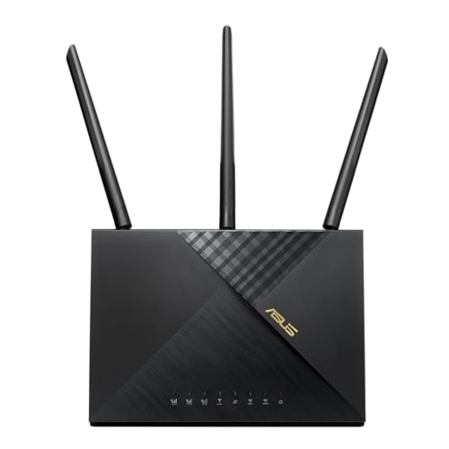 ASUS 4G-AX56 Gigabit Ethernet Dual-Band Wireless Router - Black