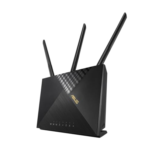 ASUS 4G-AX56 Gigabit Ethernet Dual-Band Wireless Router - Black