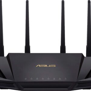 ASUS - Wireless-AX3000 Dual-Band Wi-Fi Router - Black