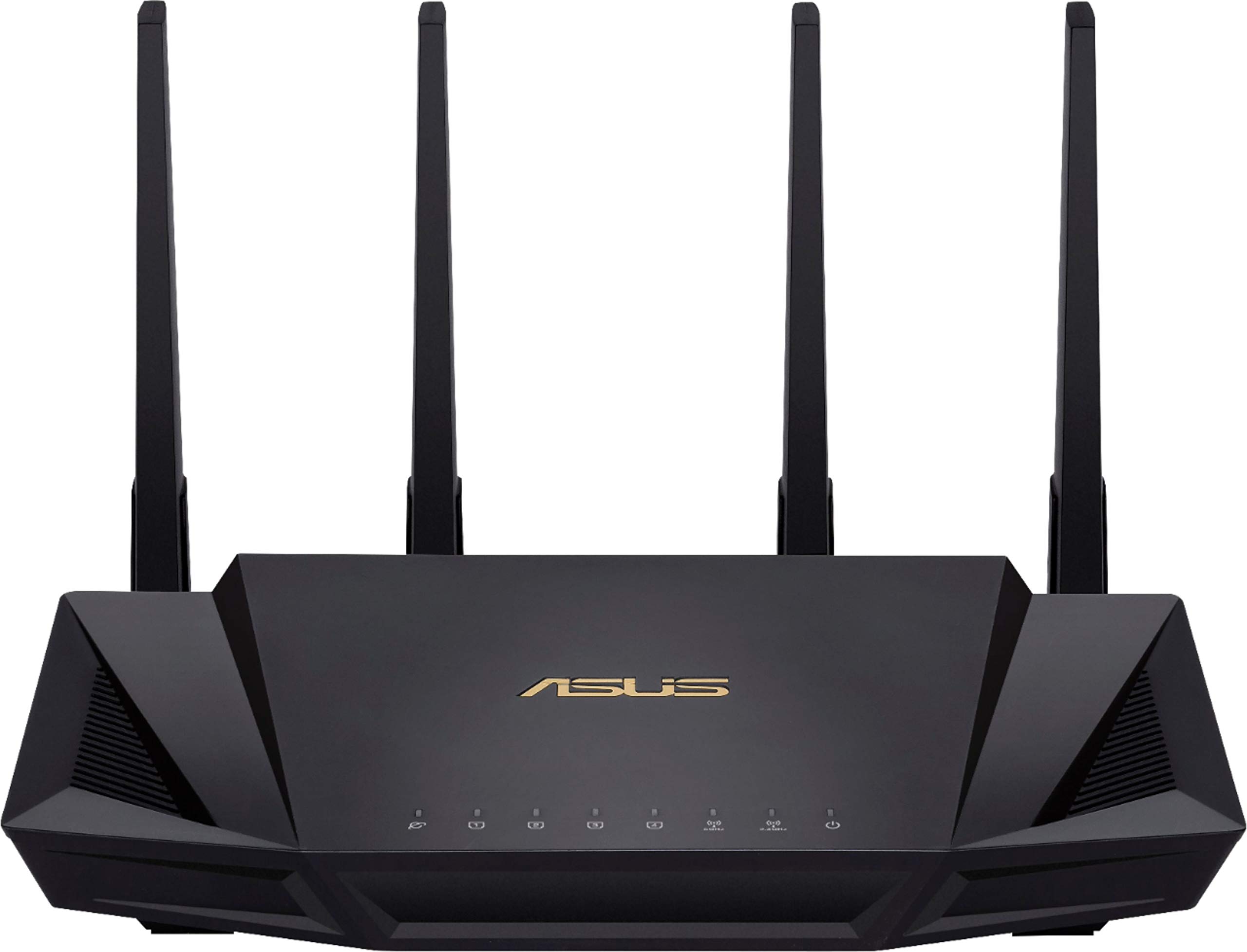 ASUS - Wireless-AX3000 Dual-Band Wi-Fi Router - Black