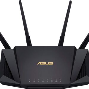 ASUS - Wireless-AX3000 Dual-Band Wi-Fi Router - Black