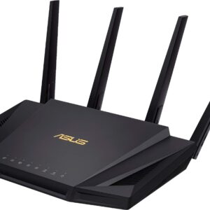 ASUS - Wireless-AX3000 Dual-Band Wi-Fi Router - Black