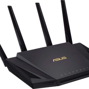 ASUS - Wireless-AX3000 Dual-Band Wi-Fi Router - Black