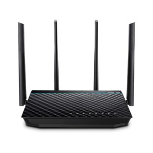 asus ac1700 wifi gaming router (rt-acrh17) - dual band gigabit wireless router, 4 gb ports, usb 3.0 port, gaming & streaming, easy setup, parental control, mu-mimo