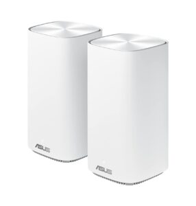 asus cd6 2.5 gigabit ethernet, 5 gigabit ethernet wired router - white, 2 pack