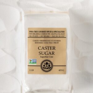 India Tree Superfine Caster Baking Sugar, 1 lb. bag