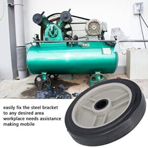 4 Inch Air Compressor Casters, Easy to Move Wear-Resistant Air Pump Accessories for Air Compressors and Industrial Equipment