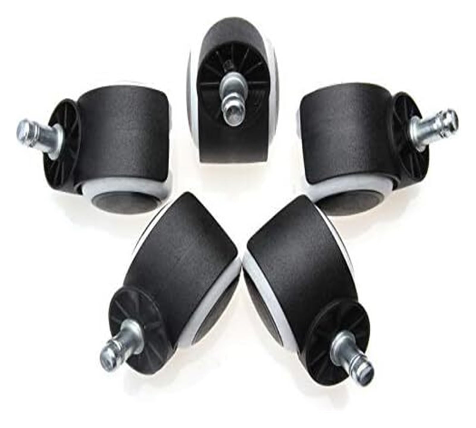 Casters Swivel casters Heavy Duty 5 pcs Office Home Chair Sofa Swivel Casters Mute Wheel Swivel Rubber Protect Wooden Floor casters Wheels Workbench