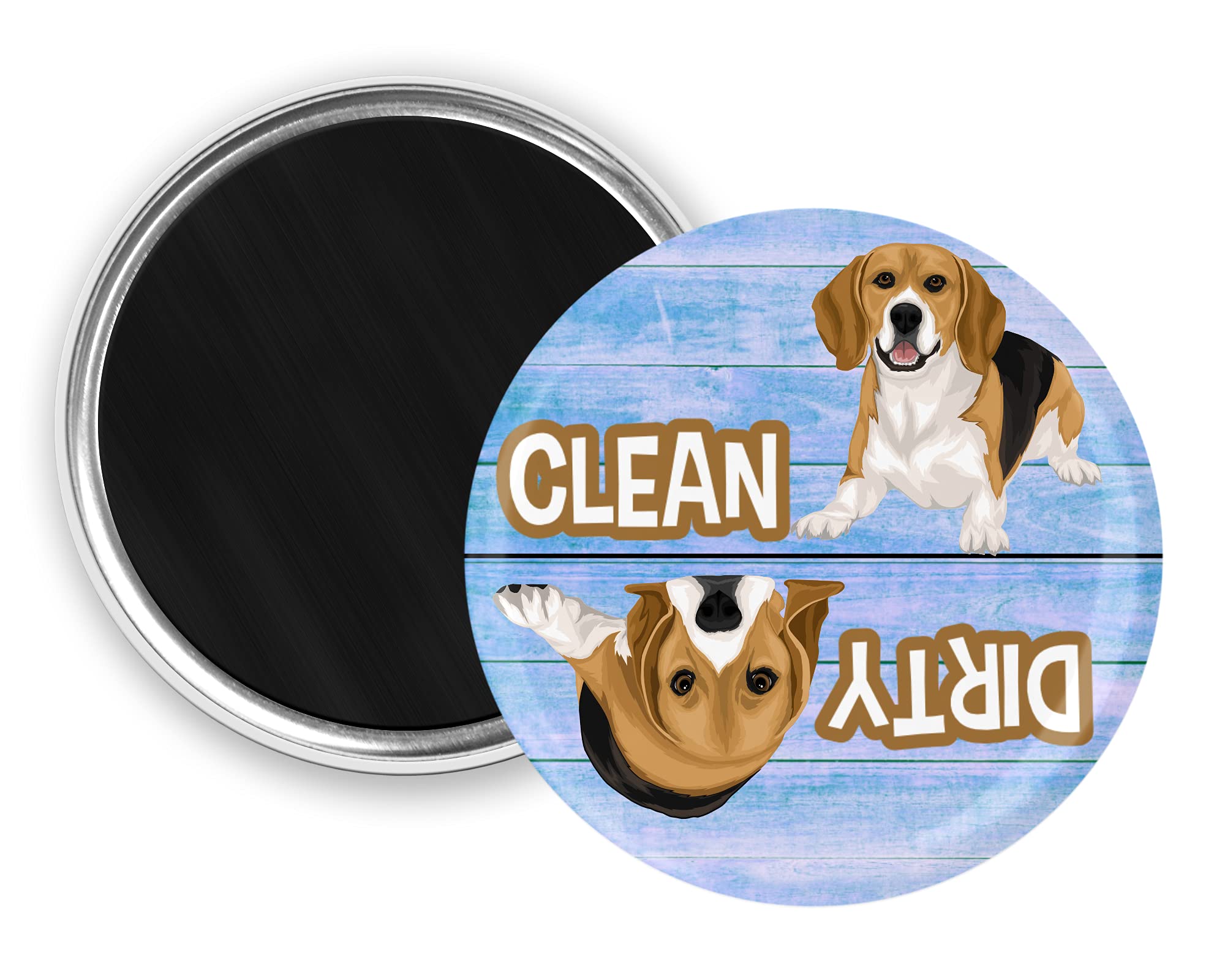 Beagle Clean Dirty Dishwasher Magnet