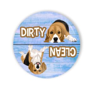 Beagle Clean Dirty Dishwasher Magnet