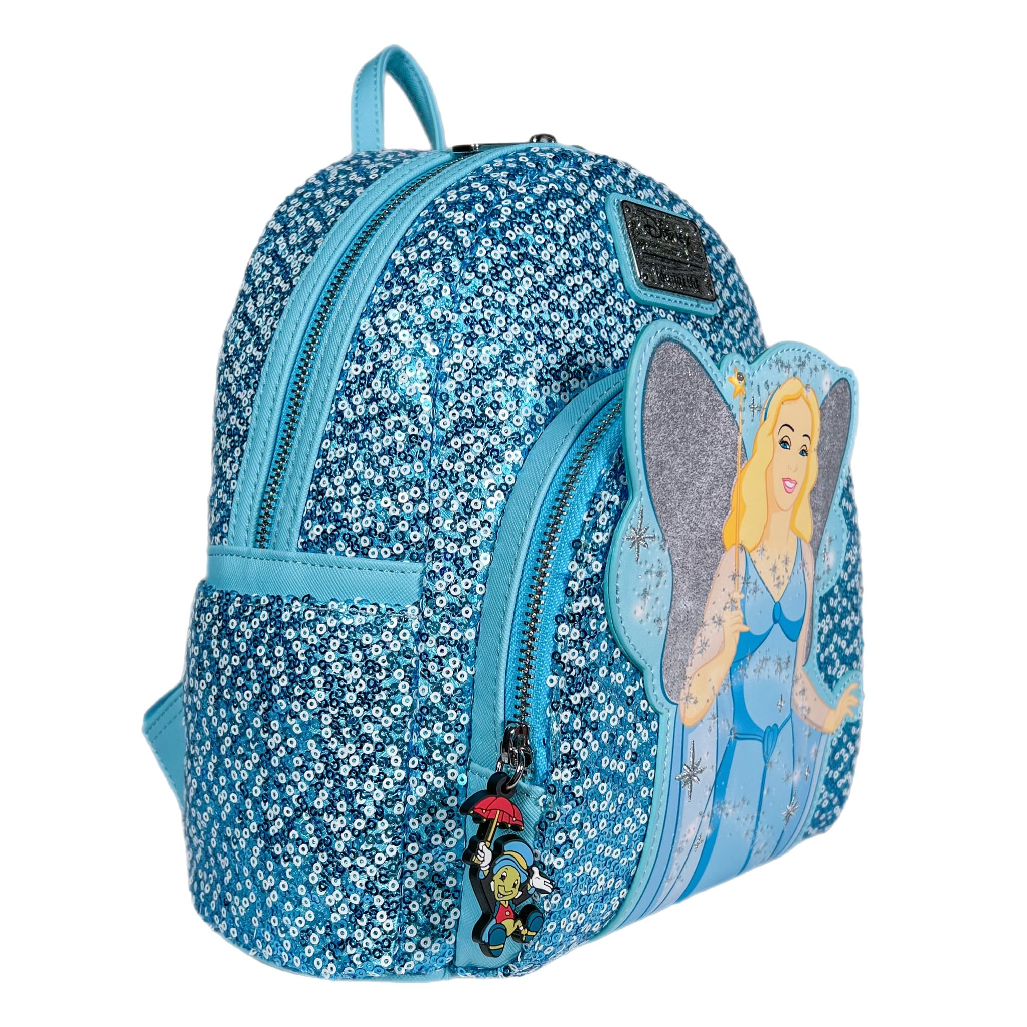 Loungefly Pinocchio's Blue Fairy Sequin Mini Backpack