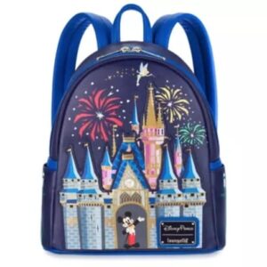 Loungefly Disney Parks Mini Backpack - Mickey At Cinderella Castle - Walt Disney World