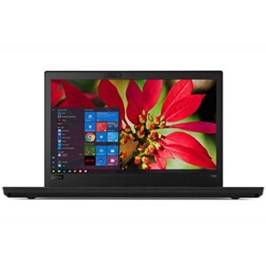 2019 lenovo thinkpad t480 14" full hd fhd(1920x1080) business laptop (intel 8th gen quad-core i5-8250u, 8gb ddr4 ram, 256gb pcie m.2 ssd) backlit, thunderbolt 3 type-c, wifi, windows 10 pro – black