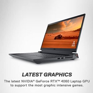 Dell G15 5530 Gaming Laptop - 15.6-inch FHD (1920x1080) Display, Intel Core i7-13650HX, 16GB DDR5 RAM, 1TB SSD, NVIDIA GeForce RTX 4060 8GB GDDR6, Windows 11 Home, Service - Dark Shadow Gray