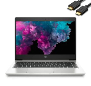 hp probook 440 g7 14" fhd 1080p ips business laptop (intel quad-core i5-10210u, 16gb ddr4 ram, 256gb ssd + 1tb hdd) backlit, hd webcam, type-c, hdmi, rj-45, windows 10 pro + hdmi cable