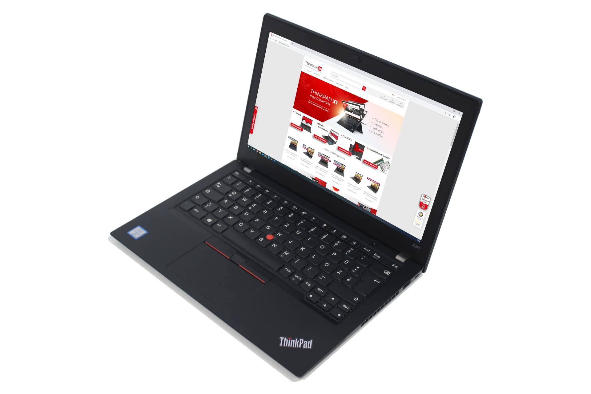 Lenovo Thinkpad X280 12.5 IPS Anti-Glare HD Business Laptop (Intel Dual Core i5-7300U, 8GB DDR4 Memory, 256GB SSD) WiFi AC, Bluetooth, Ethernet, Windows 10 Pro (Renewed)