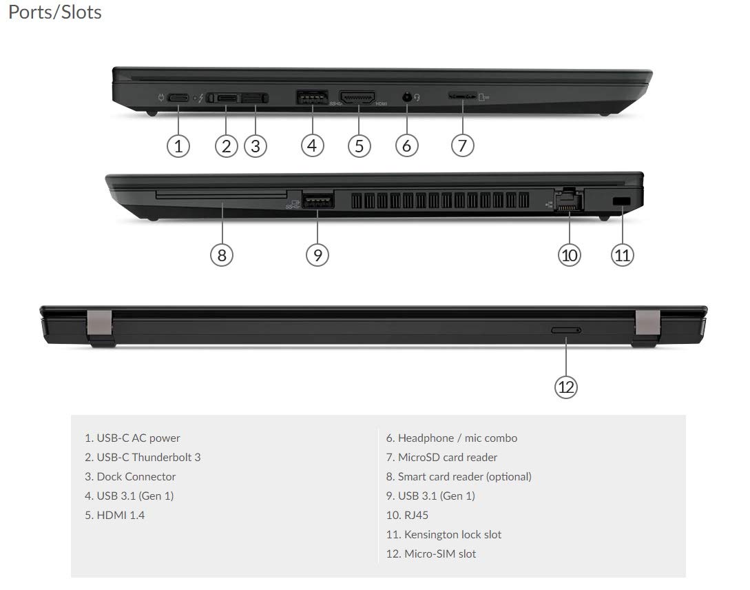 Lenovo ThinkPad T490 Laptop, 14.0 FHD IPS Anti-Glare Multi-touch, Intel Core i7-8665U Processor, 16GB DDR4 RAM, 512GB PCIe SSD, Fingerprint Reader, Backlit Keyboard, Windows 10 Pro 64 bits (Renewed)