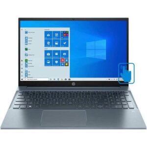 hp newest laptop(pavilion 15) - 12th intel core i7 1255u - 15.6" fhd ips touch display - nvidia geforce mx550-32gb ddr4 1tb ssd - backlit kb - bt - type-c - hdmi - webcam - wifi6 - windows 10 pro