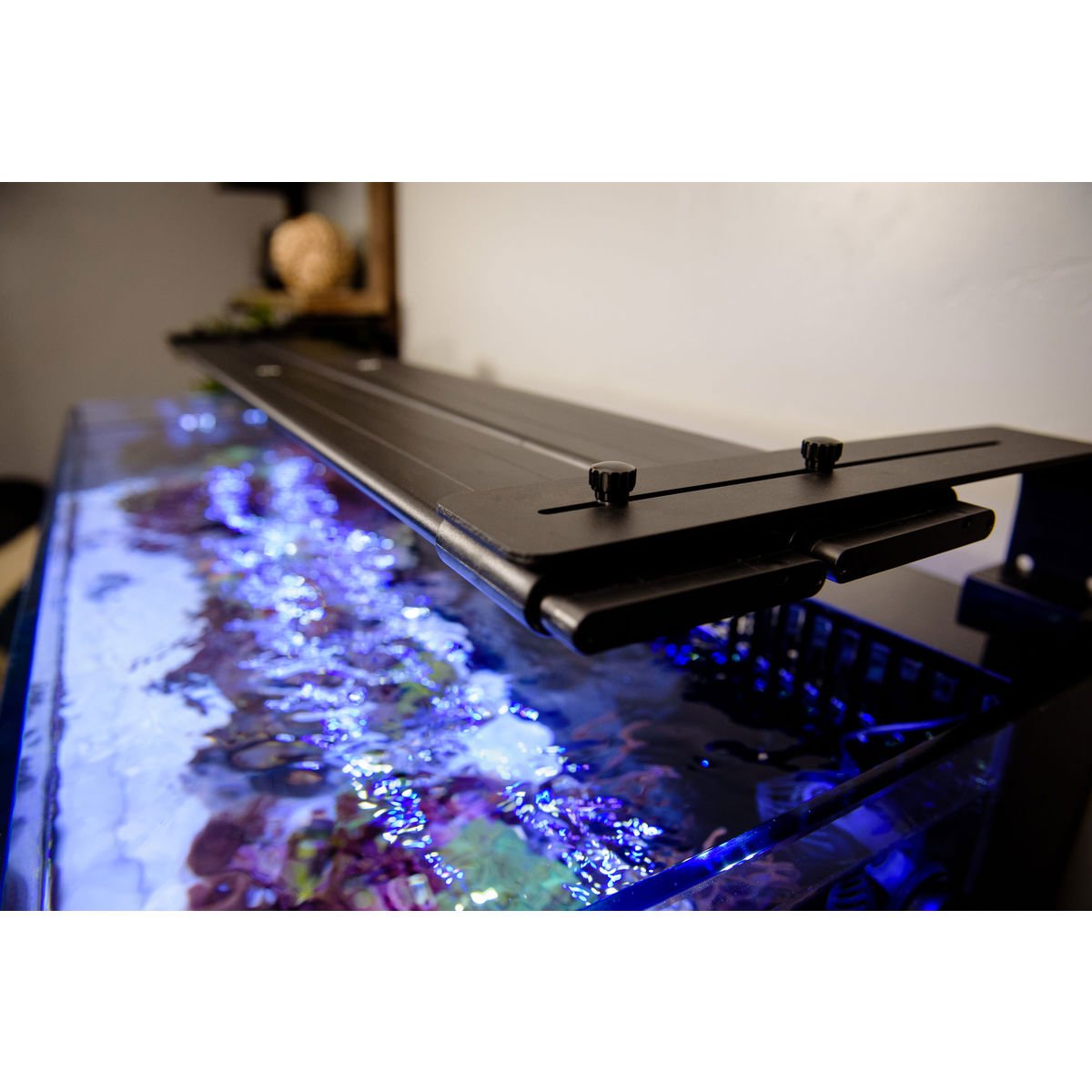 Current USA Orbit Marine IC PRO 36-48" Inch Dual LED Saltwater Reef Marine Aquarium Light | 24 Hour IR Lighting & eFlux Wave Pump Control | Adjustable Color Spectrum for Fish Tank (4226)