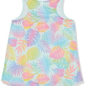 The Children's Place Girls' Sleeveless Tank Top and Shorts 2 Piece Pajama Set, Vacay Vibes