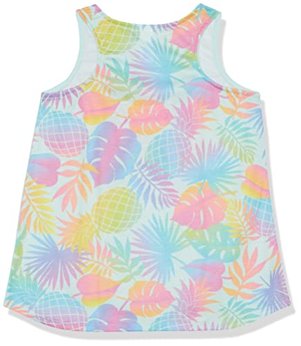 The Children's Place Girls' Sleeveless Tank Top and Shorts 2 Piece Pajama Set, Vacay Vibes