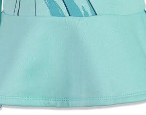 Disney Frozen Elsa Toddler Girls Fleece Long Sleeve Graphic T-Shirt and Leggings Outfit Set Turquoise/Blue 5T