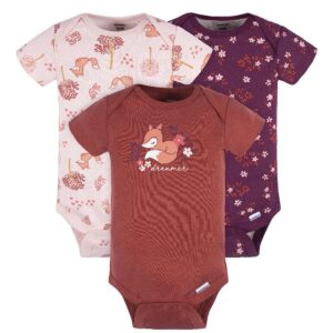 Gerber Baby Boys and Girls 12 Piece Layette Gift Set, Purple Fox, 3-6 Months